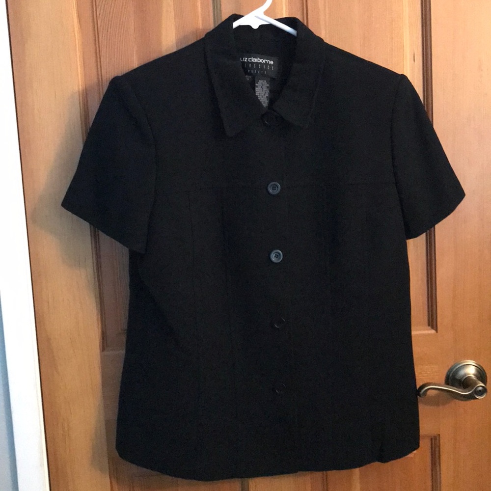 Liz Claiborne short sleeve suit jacket
